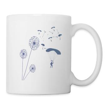 Parachute paragliding parachutist gift - Mug - white - Right
