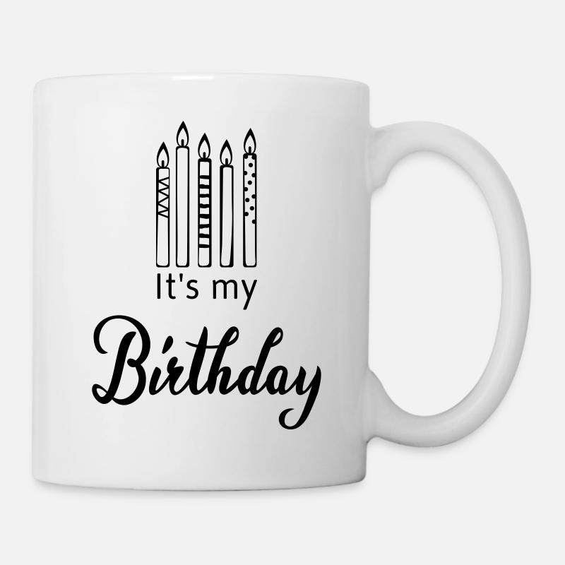 It's my birthday - Mug - white