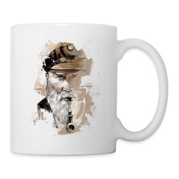 Vieux marin - Mug blanc - blanc - Droite