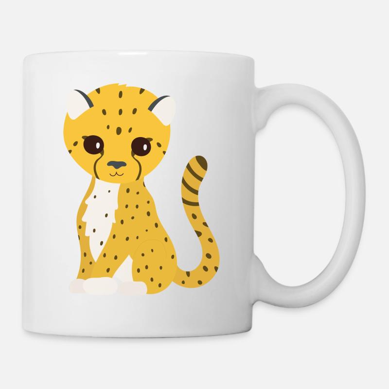guépard - Mug blanc - blanc