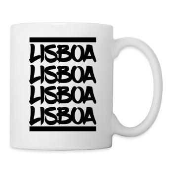 Lisbonne Portugal vacances femme portugaise - Mug blanc - blanc - Droite