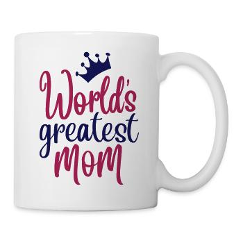 best mom in the world world's best mom mothers day - Mug - white - Right
