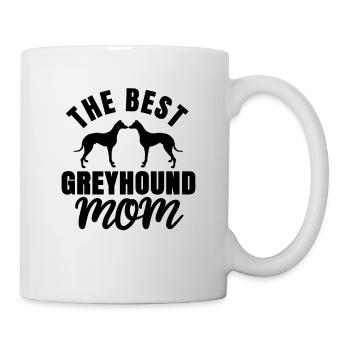 Greyhound Greyhound Mama Dog Mom Gift T-Shirt - Mug - white - Right