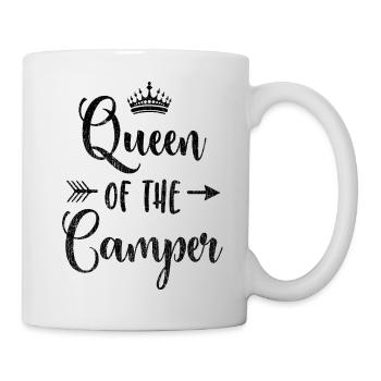 Camping camping reine caravane camping-car femmes - Mug blanc - blanc - Droite