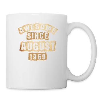 Awesome Since August 1960 - Mug - white - Right