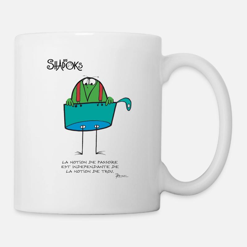 Pensée Shadokienne - Mug blanc - blanc