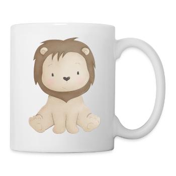 Bébé Lion - Mug blanc - blanc - Droite