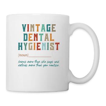 Vintage Dental Hygienist - Mug - white - Right