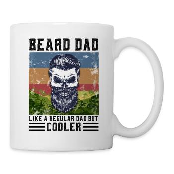 Beard Dad Like Regular Dad But Cooler - Mug - white - Right