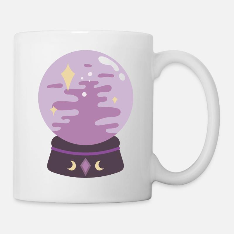 Kristallkugel - Tasse - Weiß