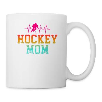 Hockey maman - Mug blanc - blanc - Droite