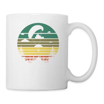Gleitschirmfliegen - Tasse - Weiß - Rechts