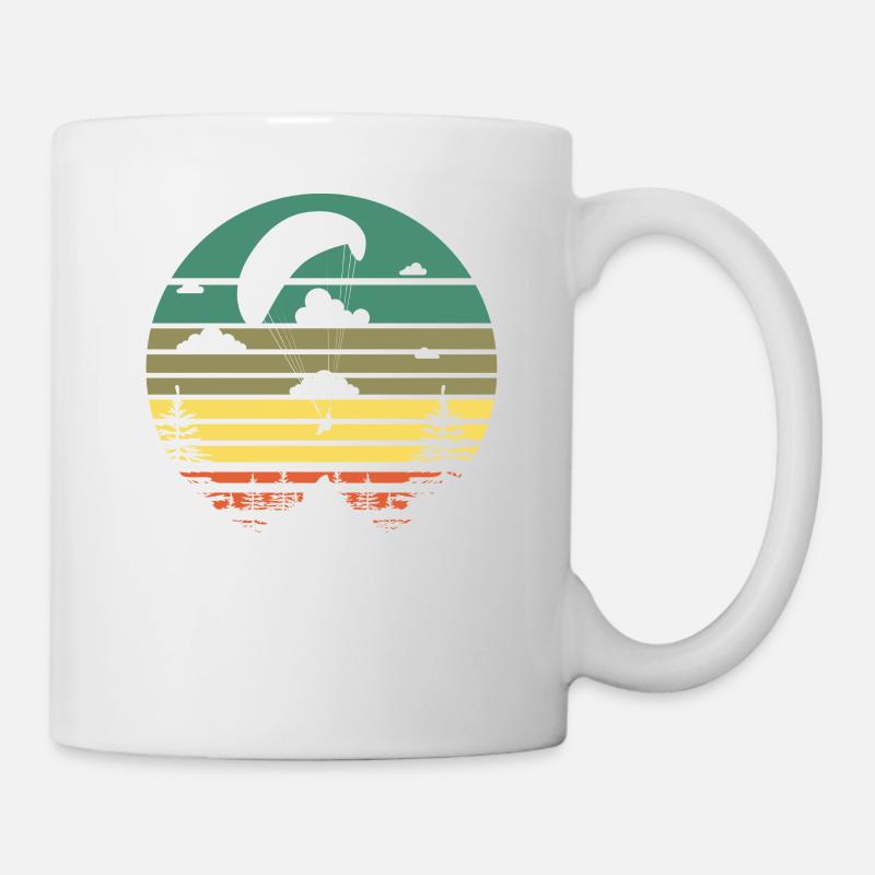 Parapente - Mug blanc - blanc