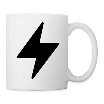 Lightning symbol - Mug - white - Right