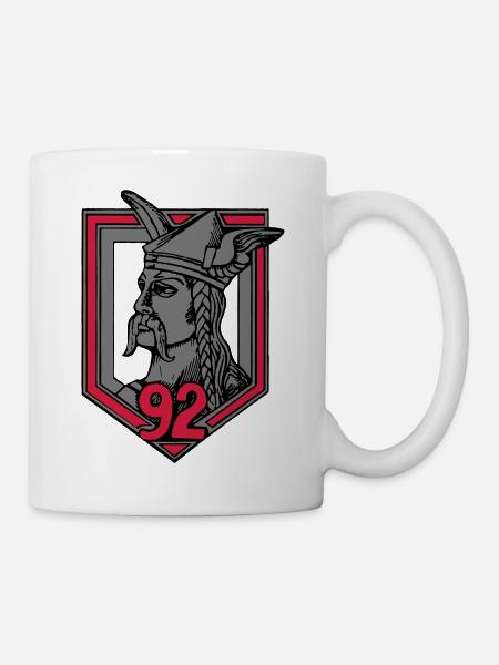 92e RI LES GAULOIS - Mug blanc - blanc