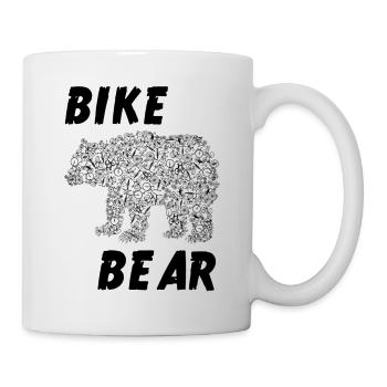 Bike bear - Mug - white - Right