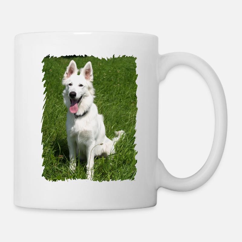 weißer Engel - Tasse - Weiß