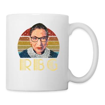 Vintage Rbg Ruth Bader - Tasse - Weiß - Rechts