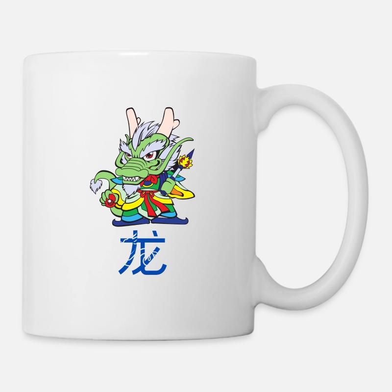 Signe astrologique chinois : Dragon - Mug blanc - blanc