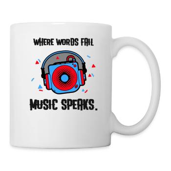 Musique Musique Musique Musique Musique Musique Musique Musique - Mug blanc - blanc - Droite