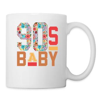 Bébé des années 90 - Mug blanc - blanc - Droite