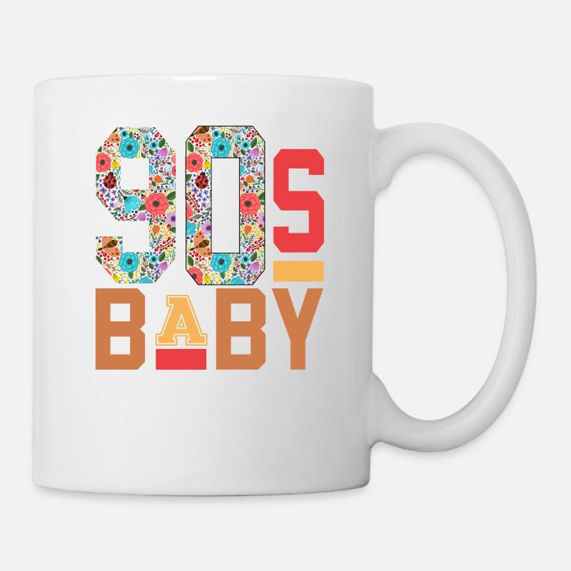 Bébé des années 90 - Mug blanc - blanc