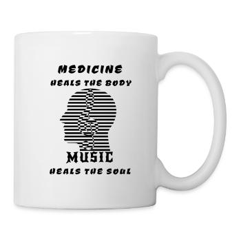 Musik Musik Musik Musik Musik Musik Musik Musik - Tasse - Weiß - Rechts