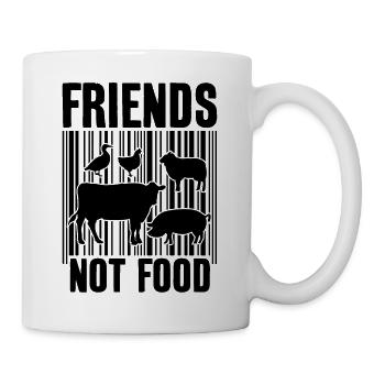 AMIS NON ALIMENTAIRES VEGAN VEGANS - Mug blanc - blanc - Droite
