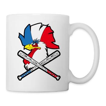 Coq Français - Mug blanc - blanc - Droite