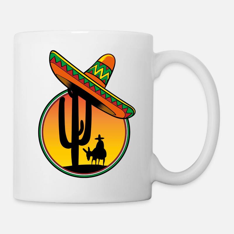 Sombrero - Tasse - Weiß
