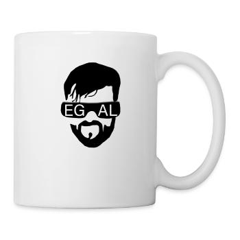 EGAL! Ihm ist einfach alles Egal steuern - Tasse - Weiß - Rechts