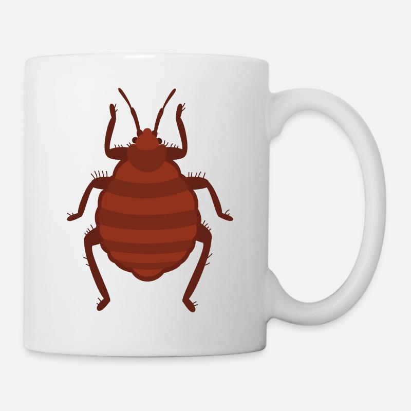 Bettwanze - Tasse - Weiß