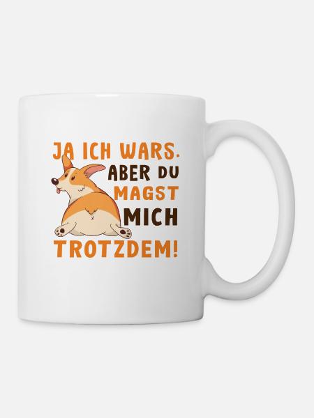 Hund Hunde Lustiger Spruch - Tasse - Weiß
