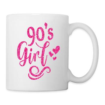 90's girl 90s party music nineties 90s - Mug - white - Right