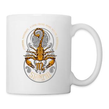 Art Scorpion unique - Mug blanc - blanc - Droite