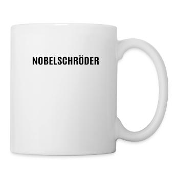 nobelschroeder Wortspiel - Tasse - Weiß - Rechts