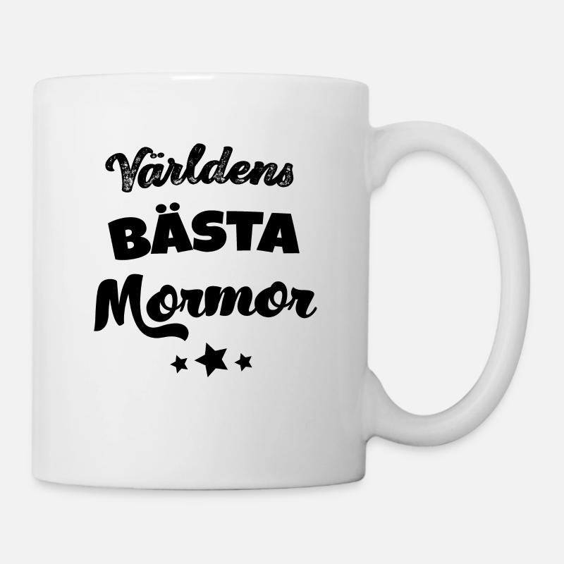 Beste Oma der Welt schwedisch Oma Schweden Heldin - Tasse - Weiß