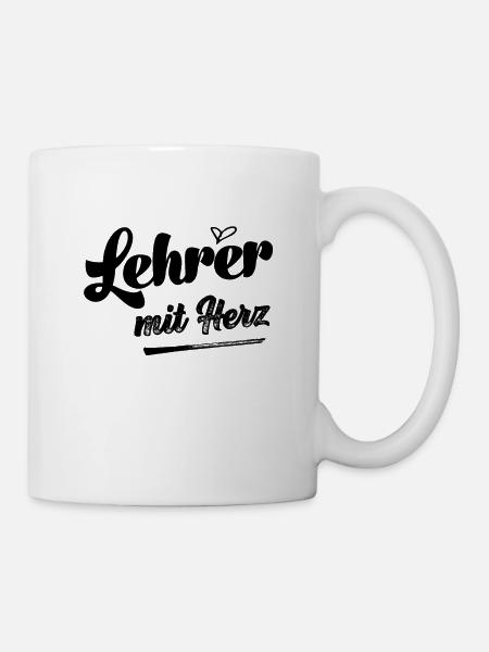 Lehrerin Lieblingslehrerin Klassenlehrerin Lehrer - Tasse - Weiß