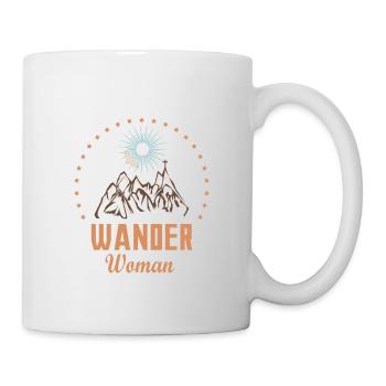 Berprinzessin Frauen Wander Design Wander Woman - Tasse - Weiß - Rechts