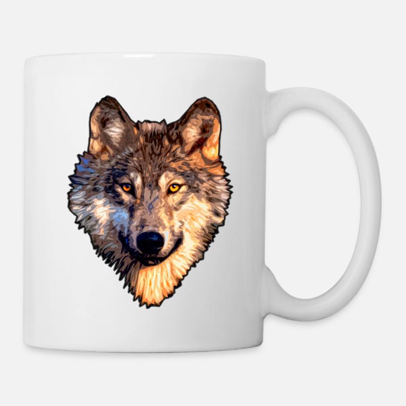 Wolf - Mug - white