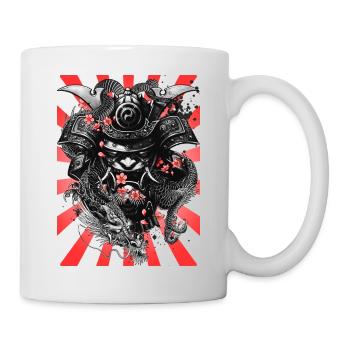Guerrier samouraï - Mug blanc - blanc - Droite