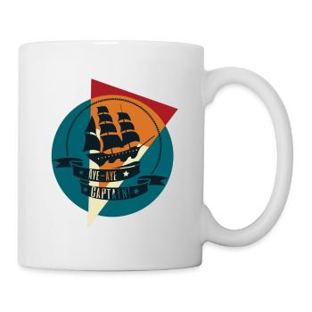 Schiff - Tasse - Weiß - Rechts