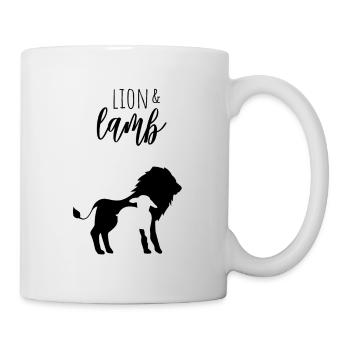 lion and the lamb - Tasse - Weiß - Rechts