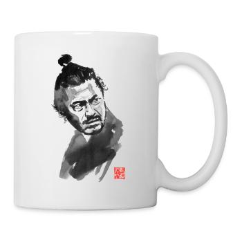 Toshiro Mifune: ein großer japanischer Schauspieler - Tasse - Weiß - Rechts