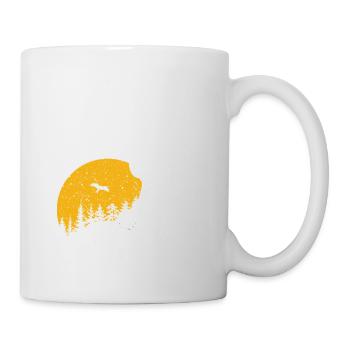 cerf - Mug blanc - blanc - Droite