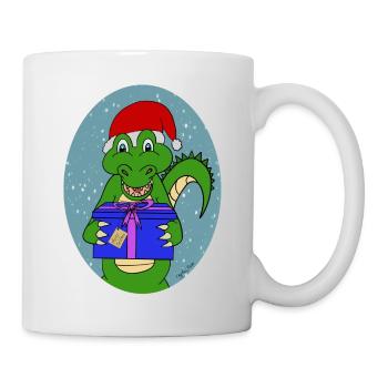 Christmasgator - Mug blanc - blanc - Droite