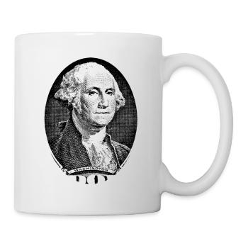 dollar - Tasse - Weiß - Rechts