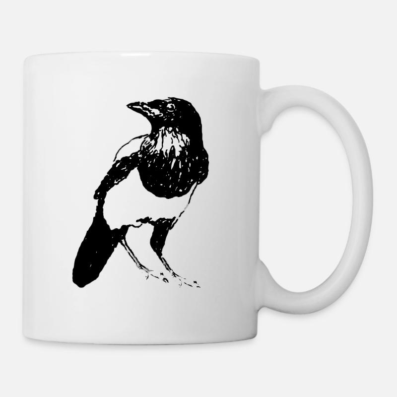 Magpie Bird | Magpie Bird - Mug - white