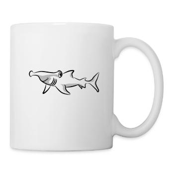 Hammerhead shark - Mug - white - Right