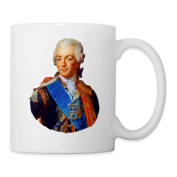 Gustaf III. - Tasse - Weiß - Rechts